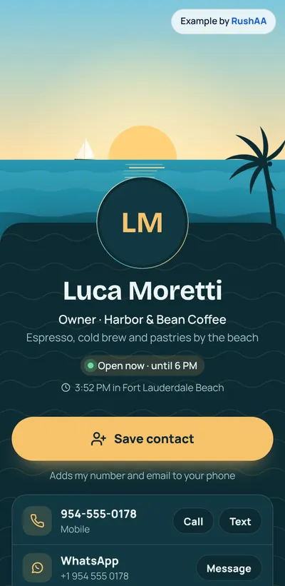 Phone preview: Coast