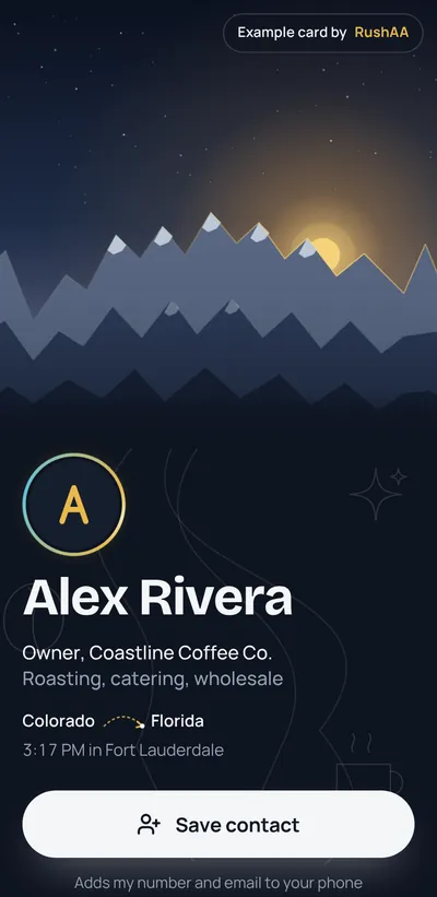 Phone preview: Mountains
